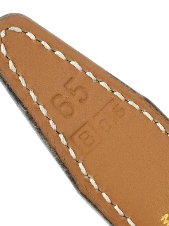 Hermes Black Box Calf Constance Reversible Belt #65 Small Good □B main image 7